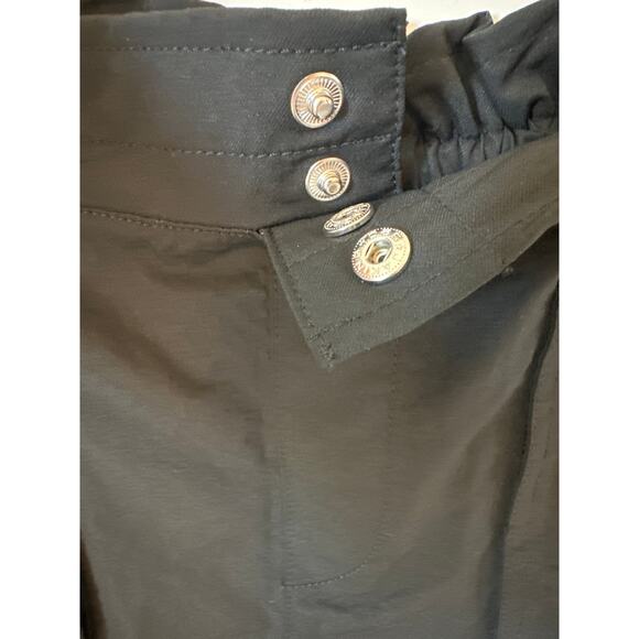 Calia Journey Collection High Rise Paperbag Shorts Black Relaxed Size M Casual - Picture 7 of 12